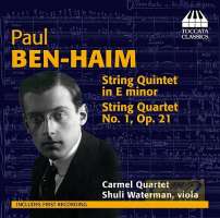 Ben-Haim: Chamber Music - String Quartet & String Quintet